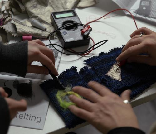 Masterclass experimenteren met e-textiles door Michelle Vossen