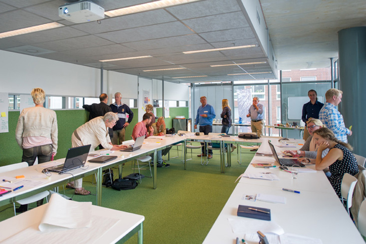 Groene zaal (75m2, 15-65 personen)