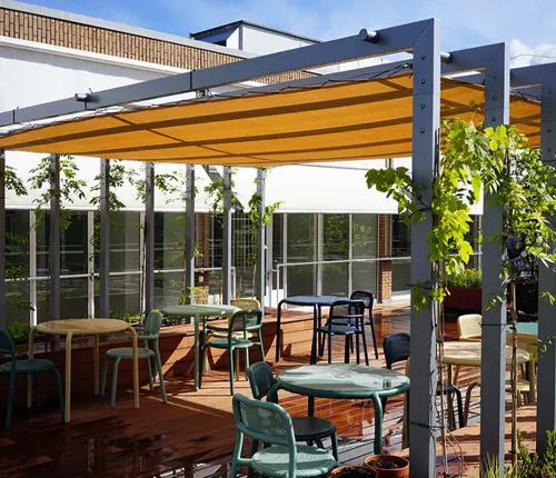 Tekencafé op CODA Daktuin